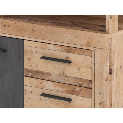 Commode RUNA marron clair/anthracite
