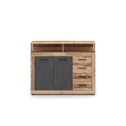 Commode RUNA marron clair/anthracite