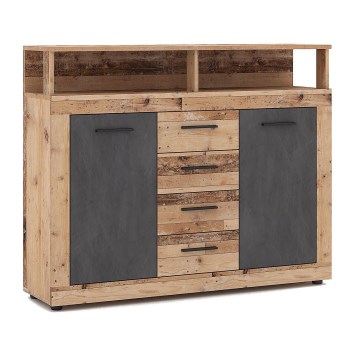 Commode RUNA marron clair/anthracite