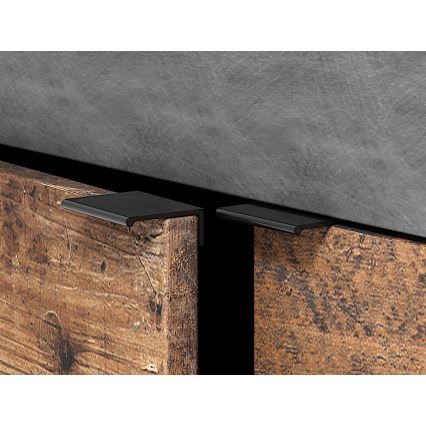 Commode RUNEA brun foncé/anthracite