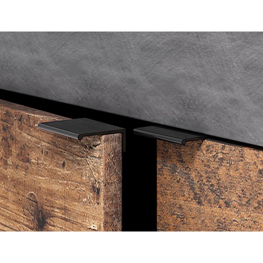 Commode RUNEA brun foncé/anthracite