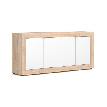 Commode RUNEA chêne sonoma/blanc