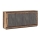 Commode RUNEA marron foncé/anthracite