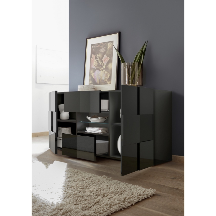 Commode SERIAN anthracite