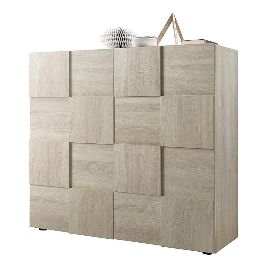 Commode SERIAN chêne Sonoma