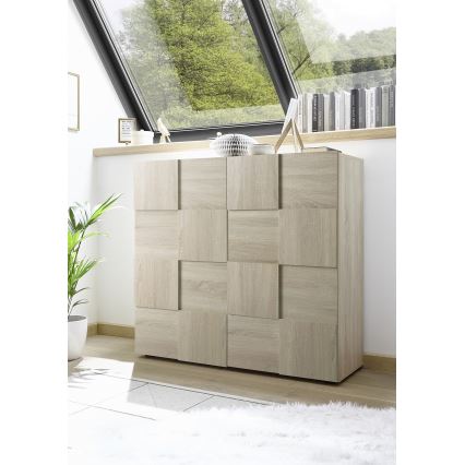 Commode SERIAN chêne Sonoma