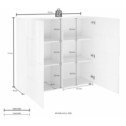 Commode SERIAN chêne Sonoma