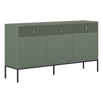 Commode SUE verte/noire