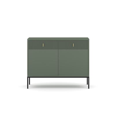 Commode SUE verte/noire