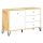 Commode SULA chêne artisan/blanc