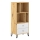Commode SULA chêne artisan/blanc