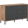 Commode SULA chêne craft/noir