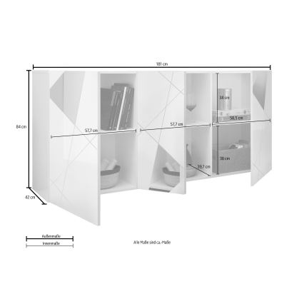 Commode TAVRI blanche