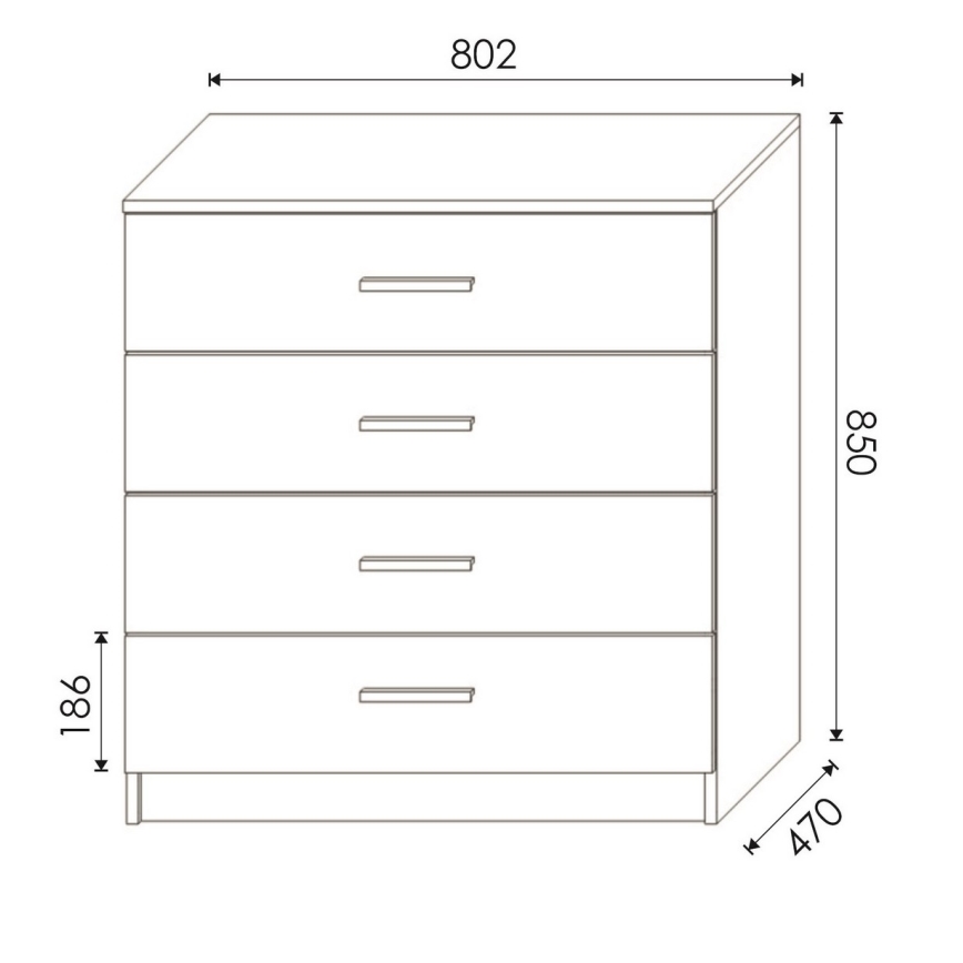 Commode TIMON chêne wotan
