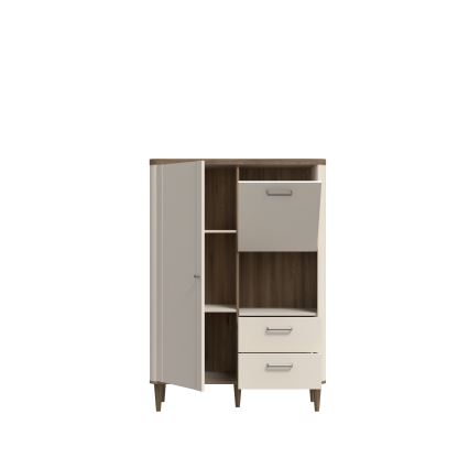 Commode VIRO marron/beige