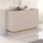 Commode ZARPANT 75x120 cm beige/chêne Cremona