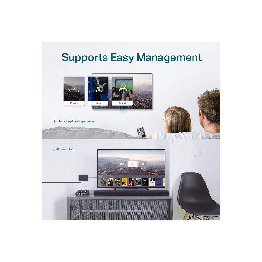 Commutateur Easy Smart Gigabit 8 ports