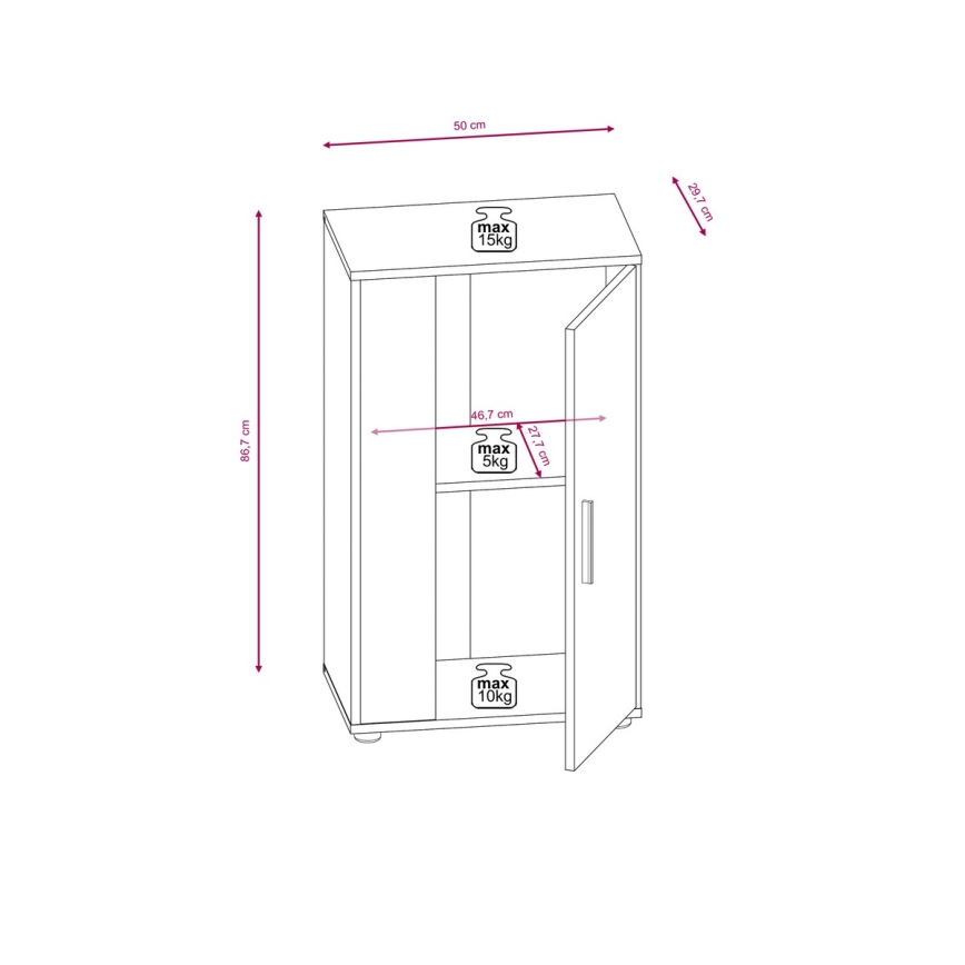 Composition murale BRICK marron/noir