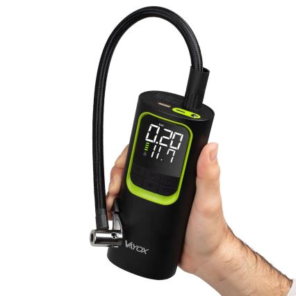 Compresseur d'air numérique de poche 5V 8000 mAh, noir