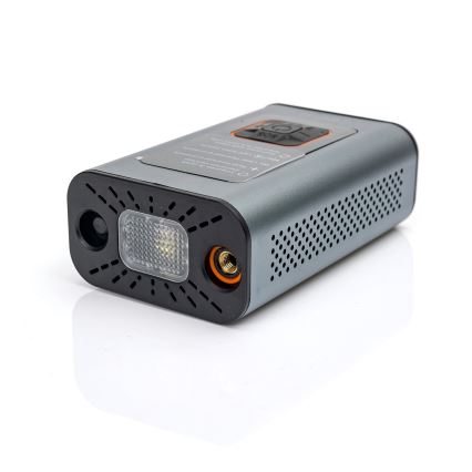 Compresseur numérique de poche LED 3en1 4000 mAh 5W noir