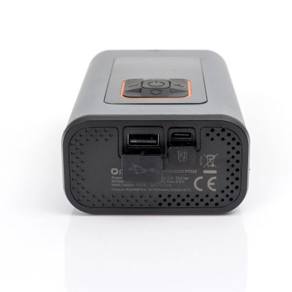 Compresseur numérique de poche LED 3en1 4000 mAh 5W noir