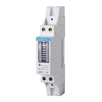 Compteur d'électricité analogique monophasé pour rail DIN