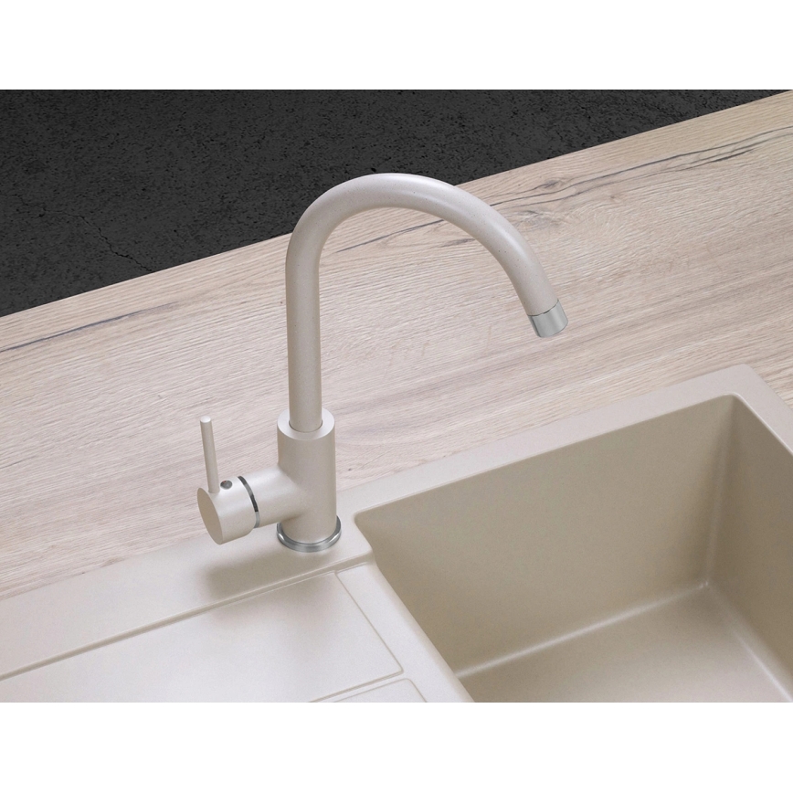Concept BDG3334BE - Mitigeur d'évier 33,5 cm, finition granit beige