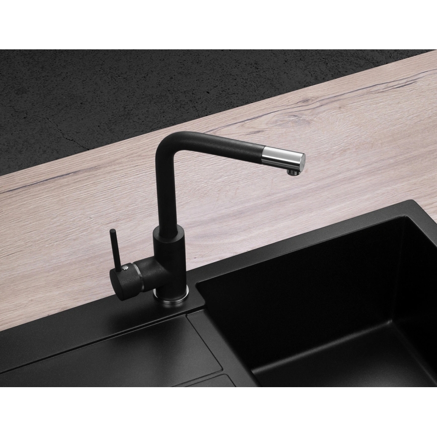 Concept BDG4327BC - Mitigeur d'évier 27,3 cm granit/noir
