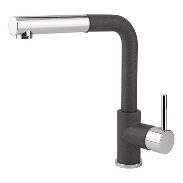 Concept BDG4527BC - Mitigeur de cuisine avec douchette extractible 26,9 cm granit/noir