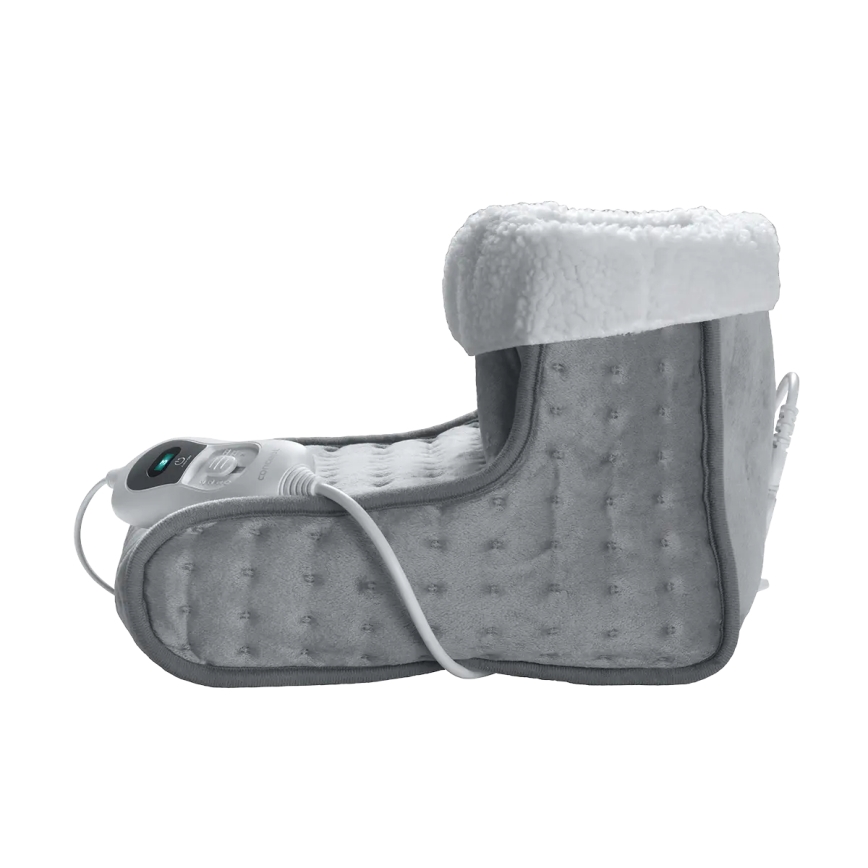 Concept BV1020 - Chausson chauffant électrique 100 W/230 V 30×30 cm gris/blanc