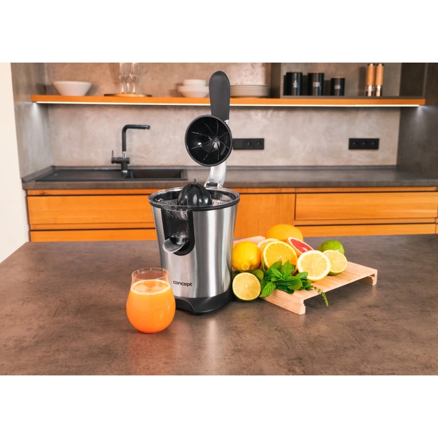 Concept CE3520 - Presse-agrumes à levier 0,75 l 160W/230V en inox