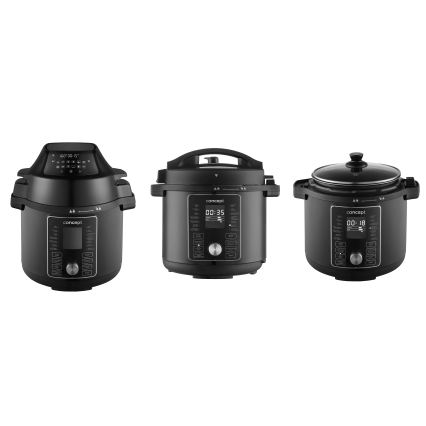 Concept CK8000 - Autocuiseur électrique multifonction et friteuse à air chaud 5,6 l 11-en-1 1500W/230V noir