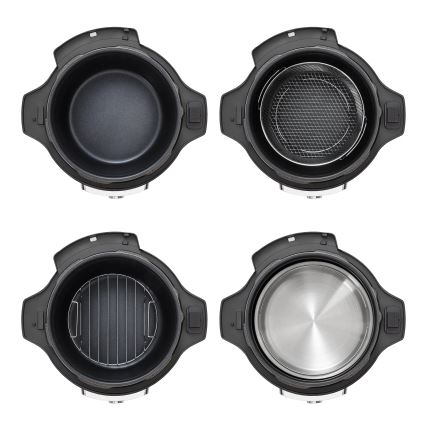 Concept CK8000 - Autocuiseur électrique multifonction et friteuse à air chaud 5,6 l 11-en-1 1500W/230V noir