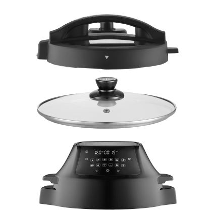 Concept CK8000 - Autocuiseur électrique multifonction et friteuse à air chaud 5,6 l 11-en-1 1500W/230V noir