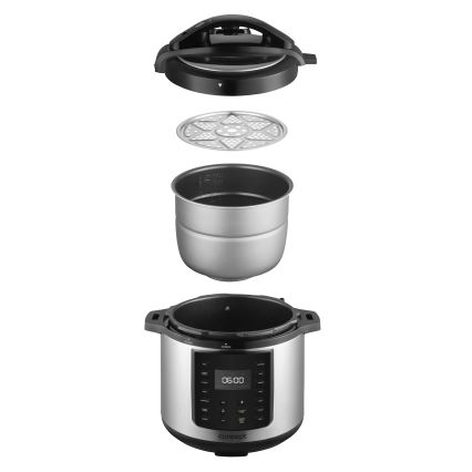 Concept CK8001 - Autocuiseur électrique multifonction 5,6 l 1000 W/230 V Wi‑Fi en acier inoxydable