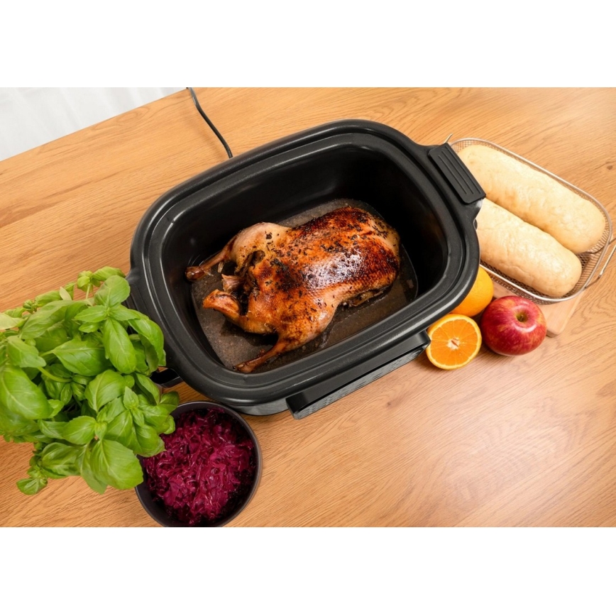 Concept CK9000 - Multicuiseur électrique multifonction 6 L 10 en 1 1250 W/230 V inox