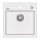 Concept DG00C50WH - Évier de cuisine CUBIS 49 x 51 cm granite/blanc
