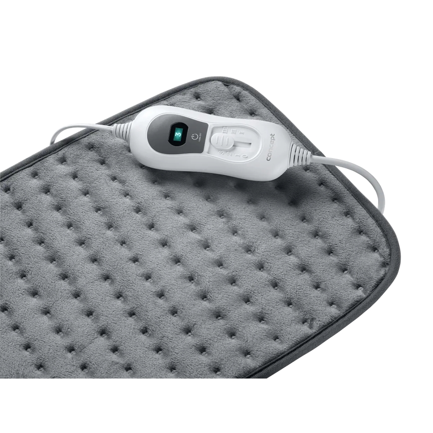 Concept DV7360 - Couverture chauffante électrique 100 W/230 V 30 x 40 cm gris