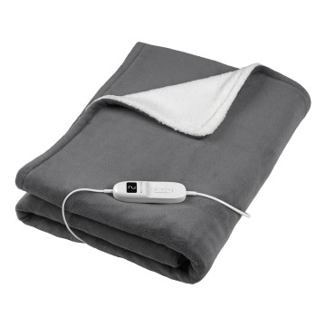Concept DV7420 - Couverture chauffante électrique 160W/230V 180x130 cm gris/blanc