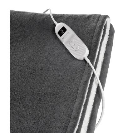Concept DV7420 - Couverture chauffante électrique 160W/230V 180x130 cm gris/blanc