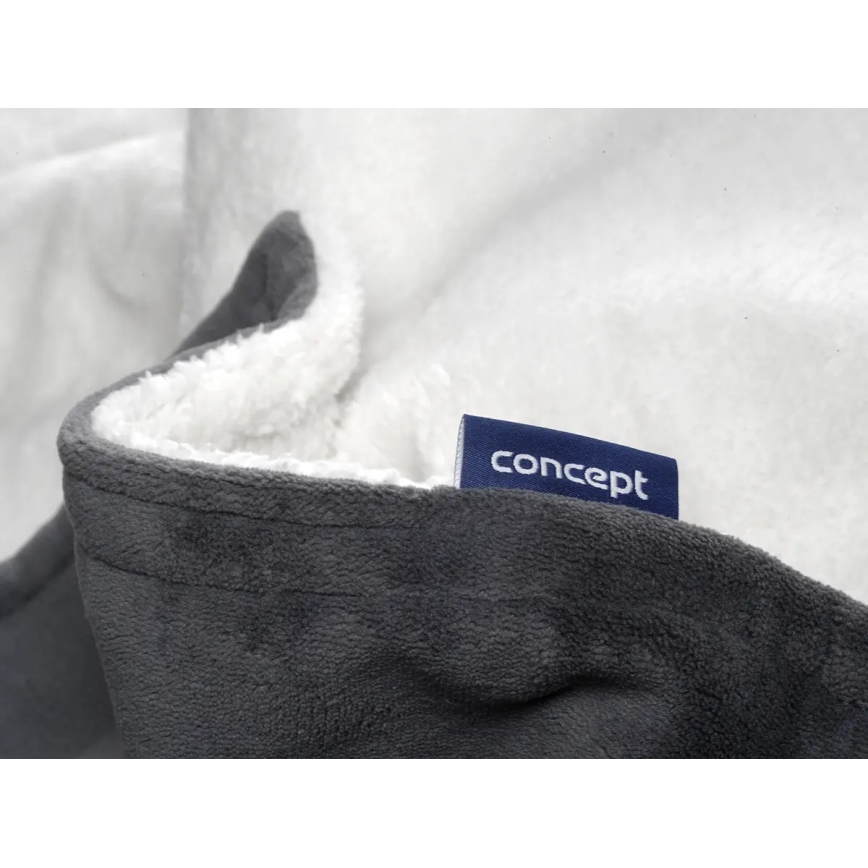 Concept DV7420 - Couverture chauffante électrique 160W/230V 180x130 cm gris/blanc