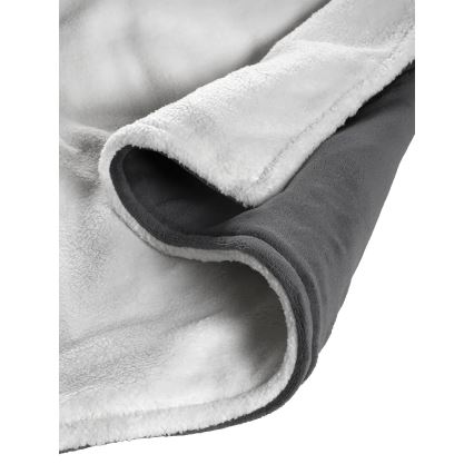 Concept DV7420 - Couverture chauffante électrique 160W/230V 180x130 cm gris/blanc