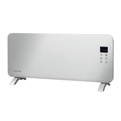 Concept KS4000 - Convecteur / radiateur électrique 1000/2000 W IP24 blanc + télécommande