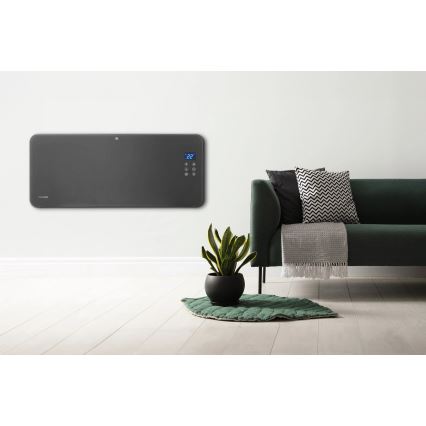 Concept KS4100 - Convecteur/radiateur électrique intelligent 1000/2000W Wi-Fi IP24 gris