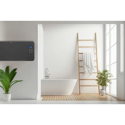 Concept KS4100 - Convecteur/radiateur électrique intelligent 1000/2000W Wi-Fi IP24 gris