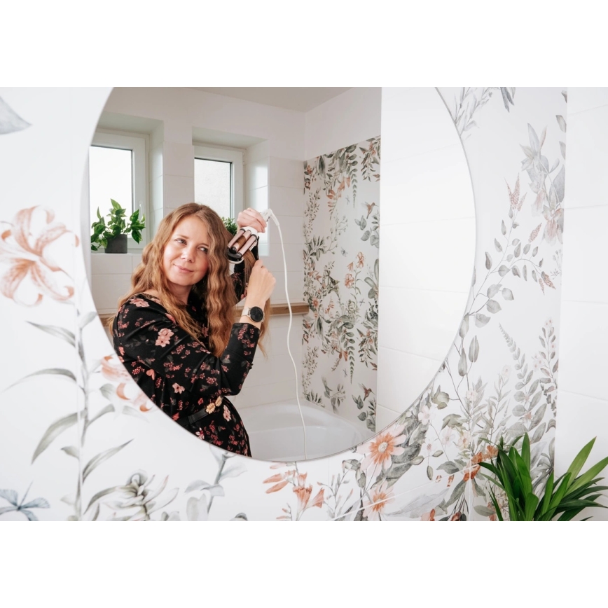 Concept KT2140 - Fer à boucler triple GLAM STYLE 100W/230V blanc/or rose