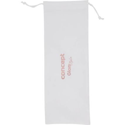 Concept KT2140 - Fer à boucler triple GLAM STYLE 100W/230V blanc/or rose