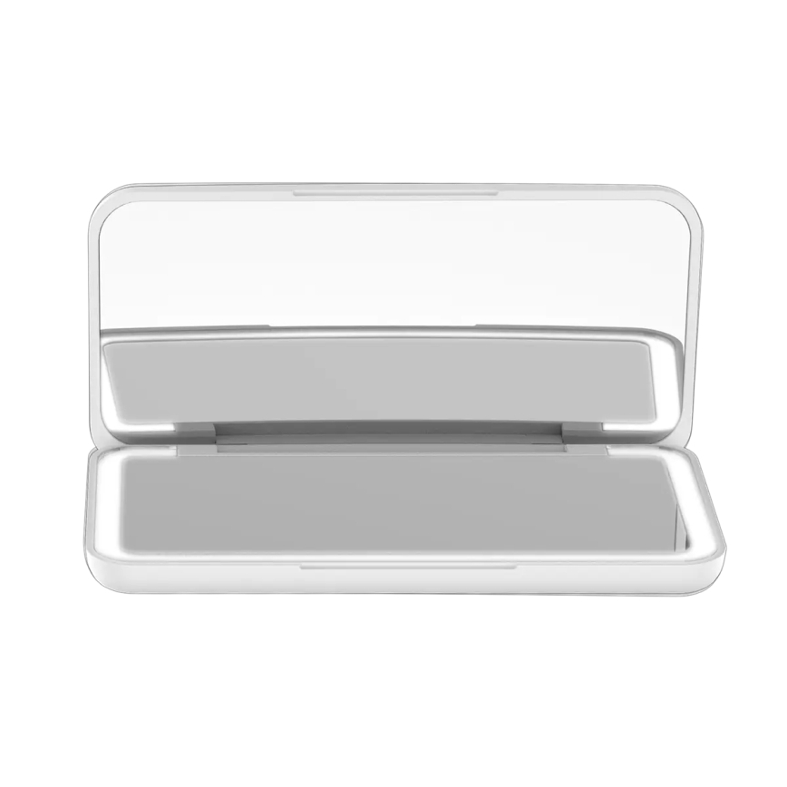 Concept KZ2010 - Miroir de poche cosmétique LED PERFECT SKIN LED/1,5W/5V 4500-5500K 300 mAh blanc