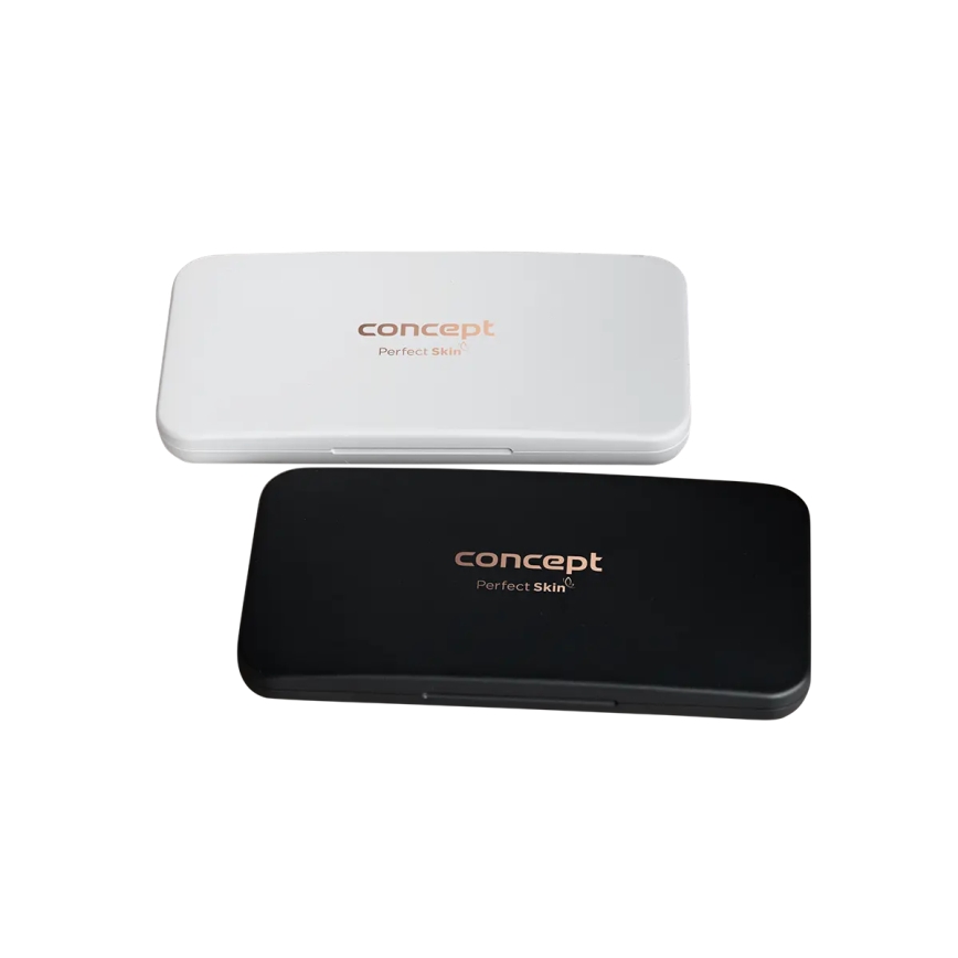 Concept KZ2010 - Miroir de poche cosmétique LED PERFECT SKIN LED/1,5W/5V 4500-5500K 300 mAh blanc