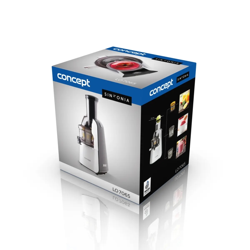 Concept LO7065 - Extracteur de jus à vis lente 3 en 1 240W/230V gris